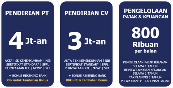 harga-jasa-pembuatan-pt-cv legalist medan